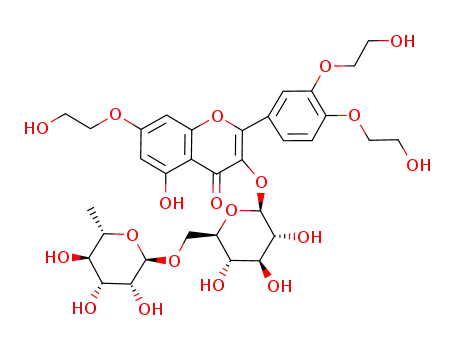 Molecular Structure of 7085-55-4 (Troxerutin)