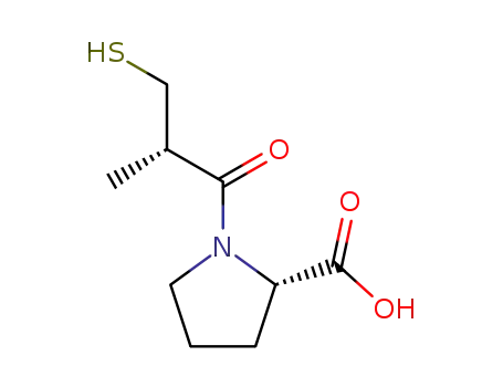 Molecular Structure of 62571-86-2 (Captopril)