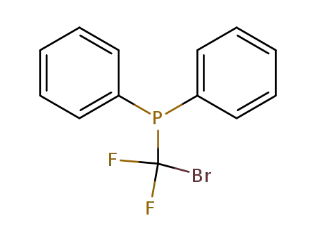 Molecular Structure of 681435-29-0 (Phosphine, (bromodifluoromethyl)diphenyl-)