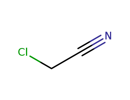 Molecular Structure of 107-14-2 (Chloroacetonitrile)