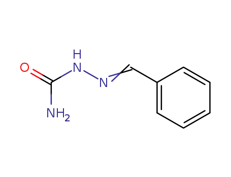 Molecular Structure of 1574-10-3 (BENZALDEHYDE SEMICARBAZONE  97)