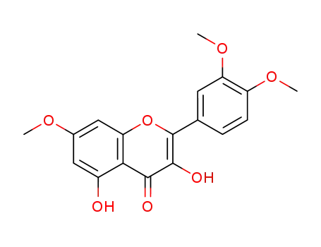 Molecular Structure of 6068-80-0 (347TRIMETHOXYQUERCETIN)