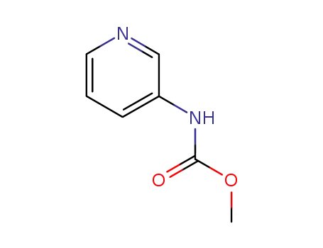 Molecular Structure of 6269-24-5 (methyl-3-pyridyl carbamate)
