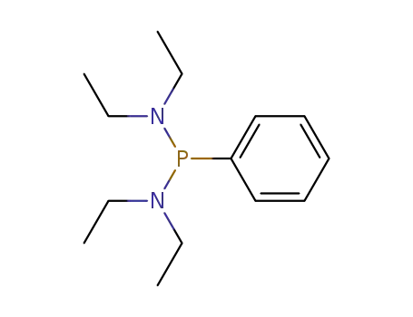 Molecular Structure of 1636-14-2 (BIS(DIETHYLAMINO)PHENYLPHOSPHINE  97)