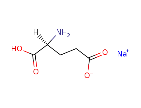 Molecular Structure of 142-47-2 (L-(+)Sodium glutamate)