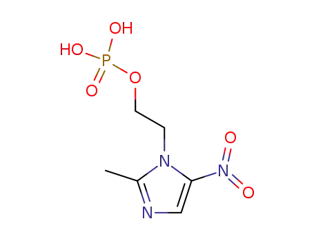 2-(2-methyl-5-nitro-imidazol-1-yl)ethoxyphosphonic acid