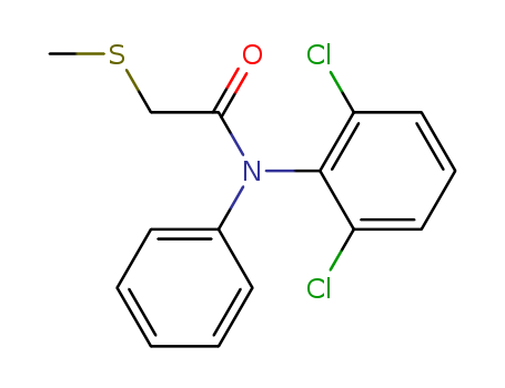 Acetamide, N-(2,6-dichlorophenyl)-2-(methylthio)-N-phenyl-