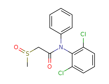 Acetamide, N-(2,6-dichlorophenyl)-2-(methylsulfinyl)-N-phenyl-