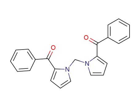 Molecular Structure of 98258-78-7 (Methanone, (methylenedi-1H-pyrrole-1,2-diyl)bis[phenyl-)