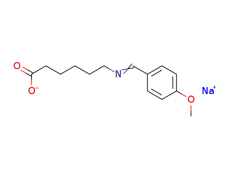 Sodium; 6-{[1-(4-methoxy-phenyl)-meth-(E)-ylidene]-amino}-hexanoate