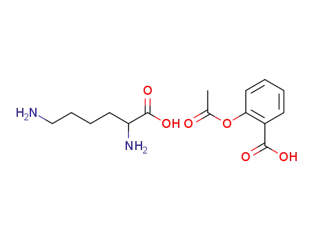 Molecular Structure of 62952-06-1 (DL-Lysine acetylsalicylate)