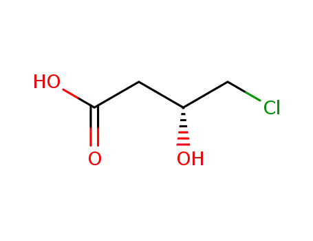 Molecular Structure of 95574-97-3 (Butanoic acid, 4-chloro-3-hydroxy-, (3R)-)