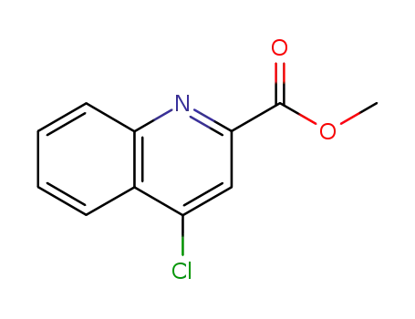 Molecular Structure of 114935-92-1 (Methyl4-chloroquinoline-2-carboxylate)