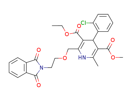 3,5-Pyridinedicarboxylicacid,4-(2-chlorophenyl)-2-[[2-(1,3-dihydro-1,3-dioxo-2H-isoindol-2-yl)ethoxy]methyl]-1,4-dihydro-6-methyl-,3-ethyl 5-methyl ester
