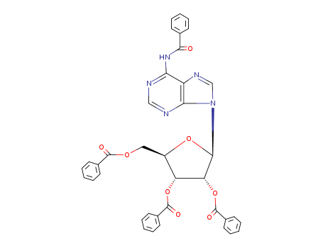 Adenosine, N-benzoyl-, 2',3',5'-tribenzoate