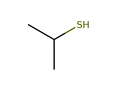 Molecular Structure of 75-33-2 (2-Propanethiol)