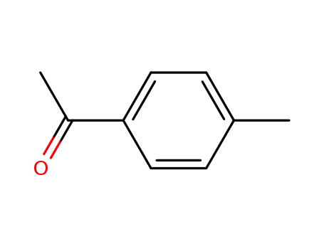 Molecular Structure of 122-00-9 (4'-Methylacetophenone)