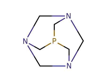 Molecular Structure of 53597-69-6 (1,3,5-Triaza-7-phosphaadamantane,min.97%)