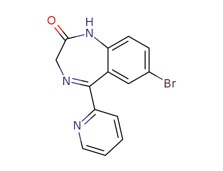 Molecular Structure of 1812-30-2 (Bromazepam)