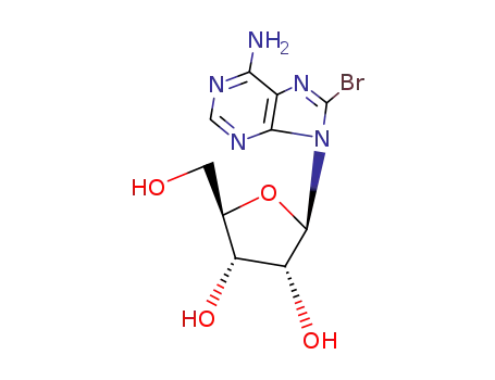 Molecular Structure of 2946-39-6 (8-BROMOADENOSINE)