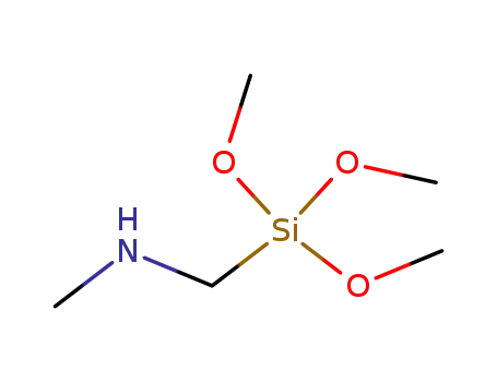 Molecular Structure of 123271-16-9 (N-Methyl-1-(triMethoxysilyl)MethanaMine)