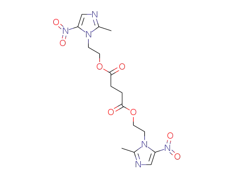 succinic acid bis-[2-(2-methyl-5-nitro-imidazol-1-yl)-ethyl] ester