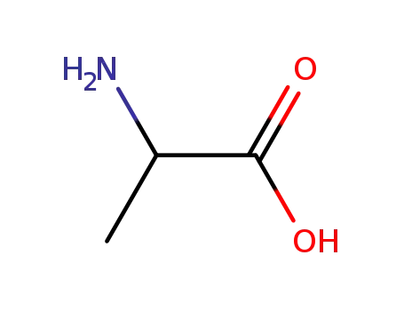 Molecular Structure of 302-72-7 (DL-Alanine)
