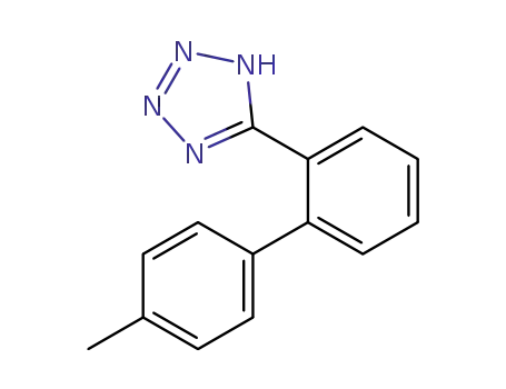 Molecular Structure of 120568-11-8 (5-[2-(4'-METHYLBIPHENYL)]TETRAZOLE)