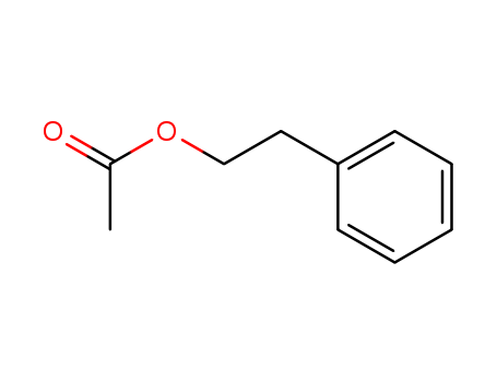 103-45-7,Phenethyl acetate,Aceticacid, phenethyl ester (8CI);Phenethyl alcohol, acetate (6CI);2-Phenethylacetate;2-Phenylethyl acetate;Benzylcarbinyl acetate;NSC 71927;Acetic acid,2-phenylethyl ester;Phenylethyl ethanoate;b-Phenethyl acetate;b-Phenylethanol acetate;b-Phenylethyl acetate;
