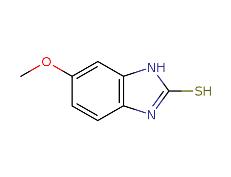 37052-78-1,5-Methoxy-2-mercaptobenzimidazole,1,3-Dihydro-5-methoxy-2H-benzimidazole-2-thione;2-Mercapto-5-methoxy-1H-benzimidazole;2-Mercapto-5-methoxybenzimidazole;5-Methoxy-1H-benzimidazole-2-thiol;5-Methoxy-1H-benzo[d]imidazole-2(3H)-thione;5-Methoxy-1H-benzoimidazole-2-thiol;5-Methoxy-2-benzimidazolethiol;5-methoxy-1H-benzimidazole-2-thiol;5-methoxy-1H-benzo[d]imidazole-2-thiol;1H-benzimidazole-2-thiol, 5-methoxy-;2H-benzimidazole-2-thione, 1,3-dihydro-5-methoxy-;