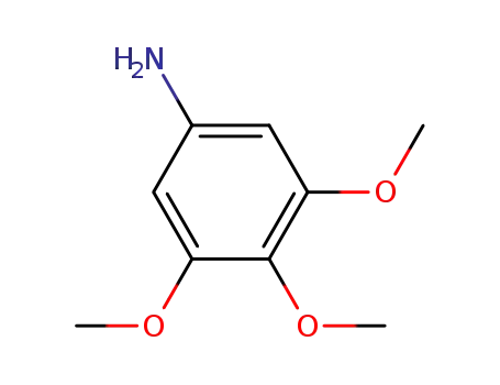 Molecular Structure of 24313-88-0 (3,4,5-Trimethoxyaniline)