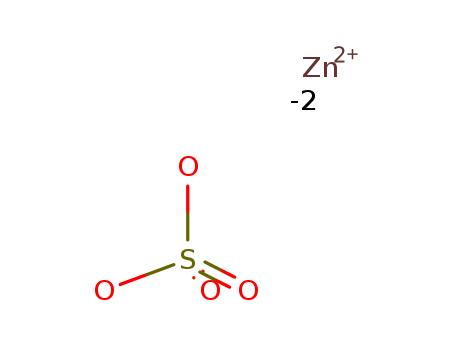 7733-02-0,Zinc sulphate,Zinc sulfate (1:1);Zinc sulfate (ZnSO4);Zinc vitriol;Zinc(II) sulfate;Zincaps;Zincate;Zinco;Zincomed;Zin Sulphate Mono/Hepta;BiolectraZink;Bonazen;Bufopto Zinc Sulfate;Complexonat;Honny Fresh 10P;Kreatol;Op-Thal-Zin;Optraex;Solvazinc;Solvezink;Sulfuric acid zinc salt;Verazinc;White vitriol;Z-Span;Zinc sulfate;