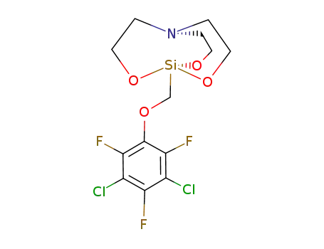 1-(3,5-Dichloro-2,4,6-trifluoro-phenoxymethyl)-2,8,9-trioxa-5-aza-1-sila-bicyclo[3.3.3]undecane
