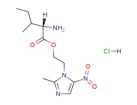 isoleucine ester of metronidaxole hydrochloride
