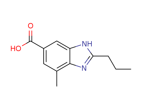 152628-03-0,4-Methyl-2-n-propyl-1H-benzimidazole-6-carboxylic acid,4-Methyl-2-propyl-6-benzimidazolecarboxylicacid;