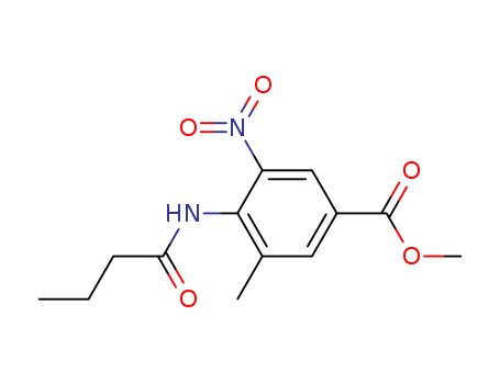 Methyl 4-(butyrylamino)-3-methyl-5-nitrobenzoate