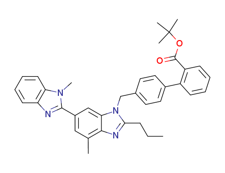 4'-[[1,4'-DIMETHYL-2'-PROPYL(2,6'-BI-1H-BENZIMIDAZOL)-1'-YL]-METHYL]-1,1'-BIPHENYL-2-CARBOXYLIC ACID 1,1-DIMETHYLETHYL ESTER