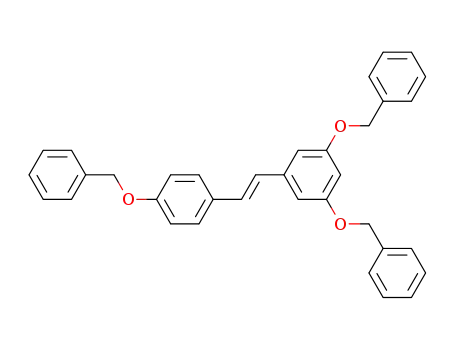 Molecular Structure of 89946-06-5 ((E)-3,5,4'-Tribenzyloxystilbene)