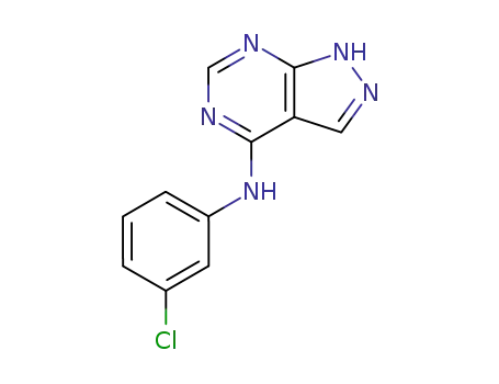 (3-Chloro-phenyl)-(1H-pyrazolo[3,4-d]pyrimidin-4-yl)-amine