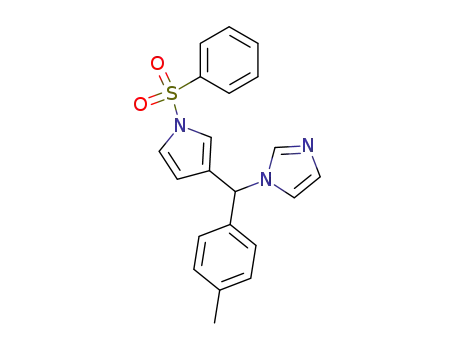 1-[(1-Benzenesulfonyl-1H-pyrrol-3-yl)-p-tolyl-methyl]-1H-imidazole