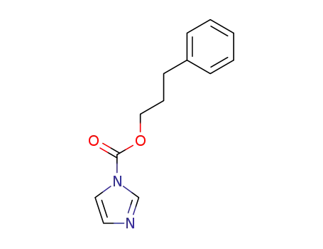 Molecular Structure of 170895-01-9 (1H-Imidazole-1-carboxylic acid, 3-phenylpropyl ester)