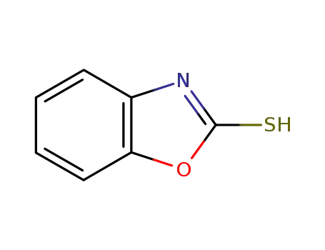 Molecular Structure of 2382-96-9 (2-Mercaptobenzoxazole)