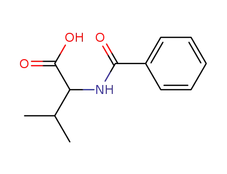 Molecular Structure of 2901-80-6 (BENZOYL-DL-VALINE)