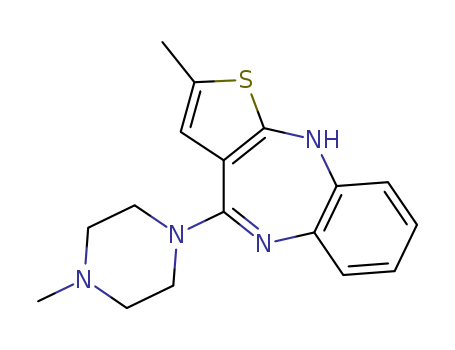 10H-Thieno[2,3-b][1,5]benzodiazepine, 2-methyl-4-(4-methyl-1-piperazinyl)-(132539-06-1)