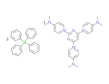 1,1',1''-(pyrimidin-2,4,6-triyl)-tris-4-dimethylaminopyridinium tris(tetraphenylborate)