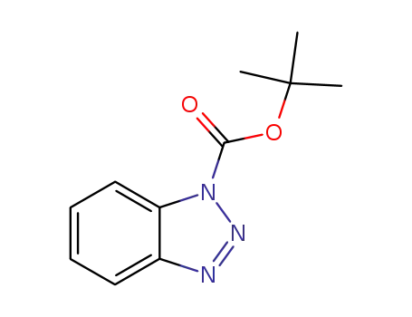Molecular Structure of 130384-98-4 (N-Boc-Benzotriazole)