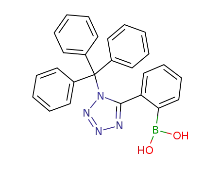 2-(N-triphenylmethyl-tetrazol-5-yl)-phenylboronic acid