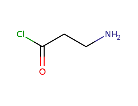 Molecular Structure of 5722-81-6 (Propanoyl chloride, 3-amino-)