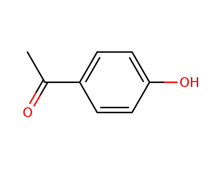 Molecular Structure of 99-93-4 (4'-Hydroxyacetophenone)