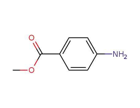 Molecular Structure of 619-45-4 (Methyl 4-aminobenzoate)